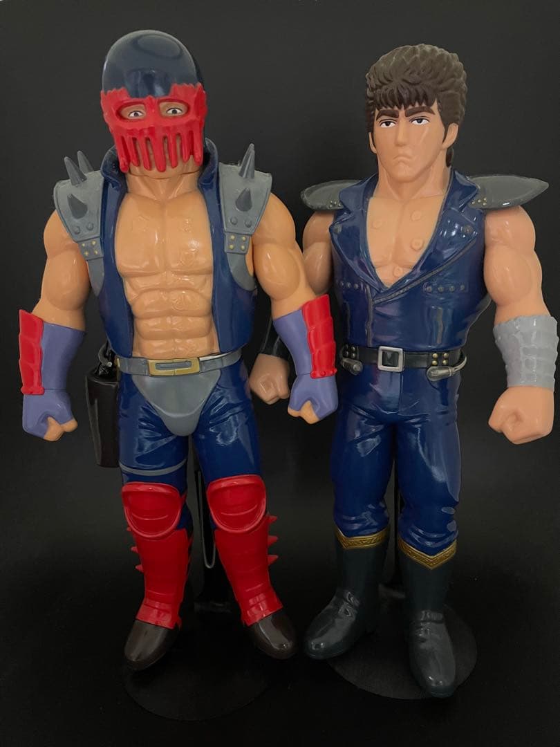 北斗の拳　ソフビ2体　貴重　アニメカラー　メディコムトイ　アンボックス