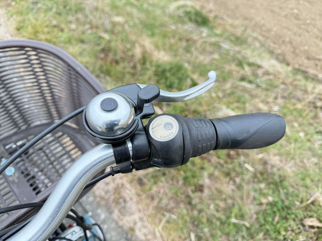 青色 シティタイプ 電動アシスト自転車