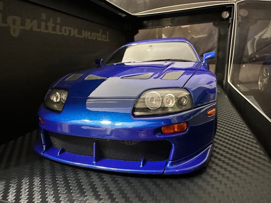 1/18 イグニッションモデル TRD 3000GT JZA80 スープラ 青