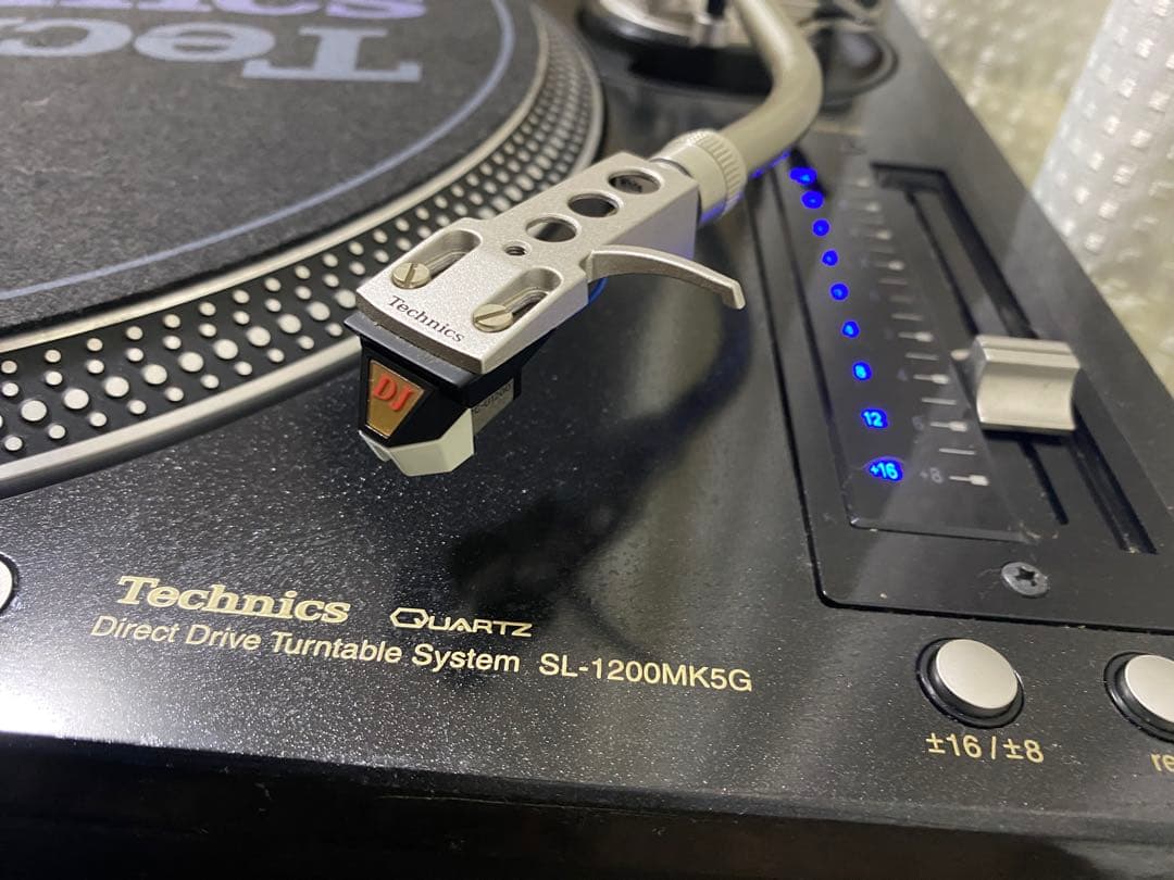 Technics SL-1200 mk5Gターンテーブル 黒 カバー付き