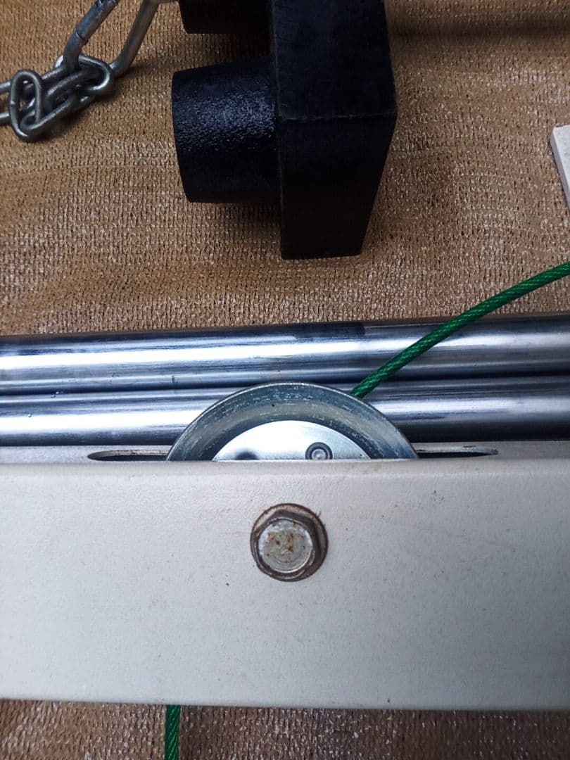 ウェイトスタック　重量計100kg　ラットプルバー　引渡限定