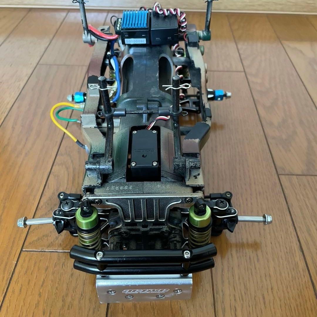 タミヤ ワイルドウイリー2 WR02 幌 スリックタイヤ　ラウンドタイヤ