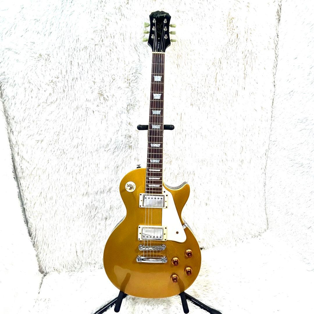 ギター Epiphone LesPaul Gold B'zTak Matsumoto