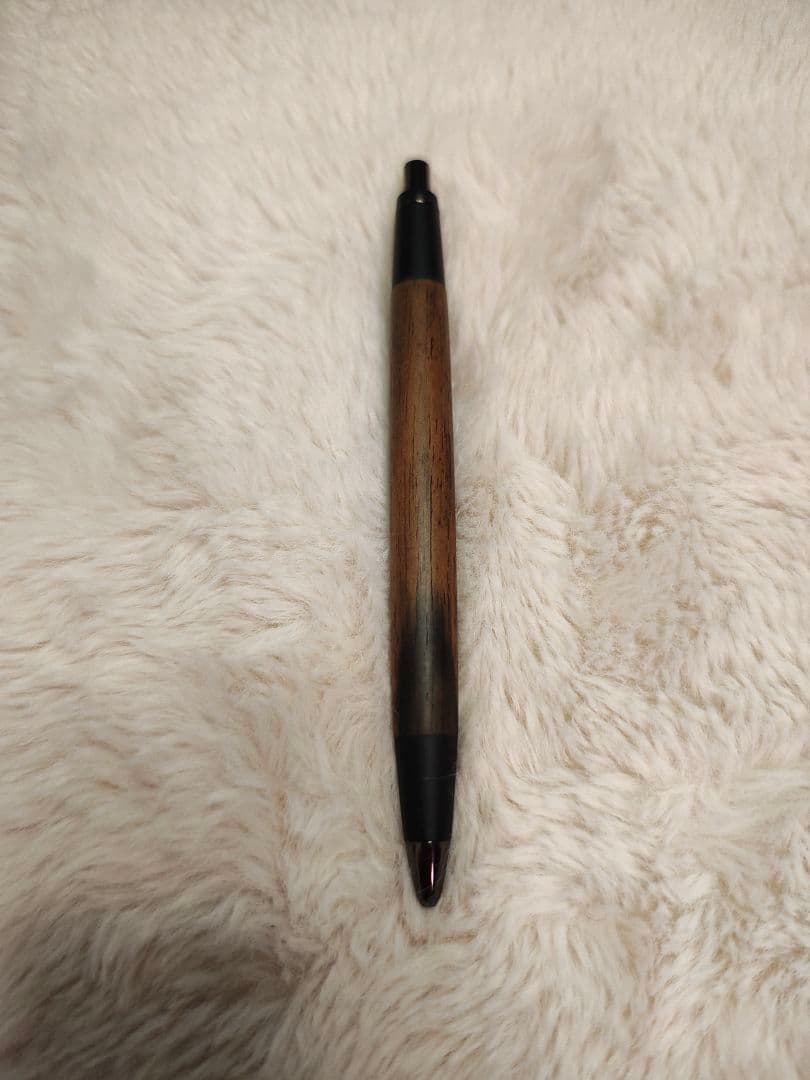野原工芸 黒柿　ネオブラック金具　新型シャーペン　黒柿