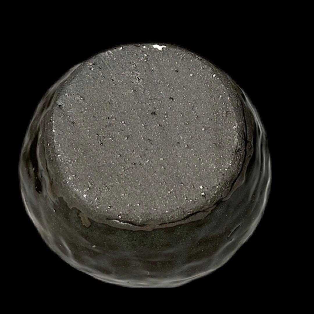 深緑釉茶碗 合わせ箱付 口径10.4cm 木箱修復済 茶道具