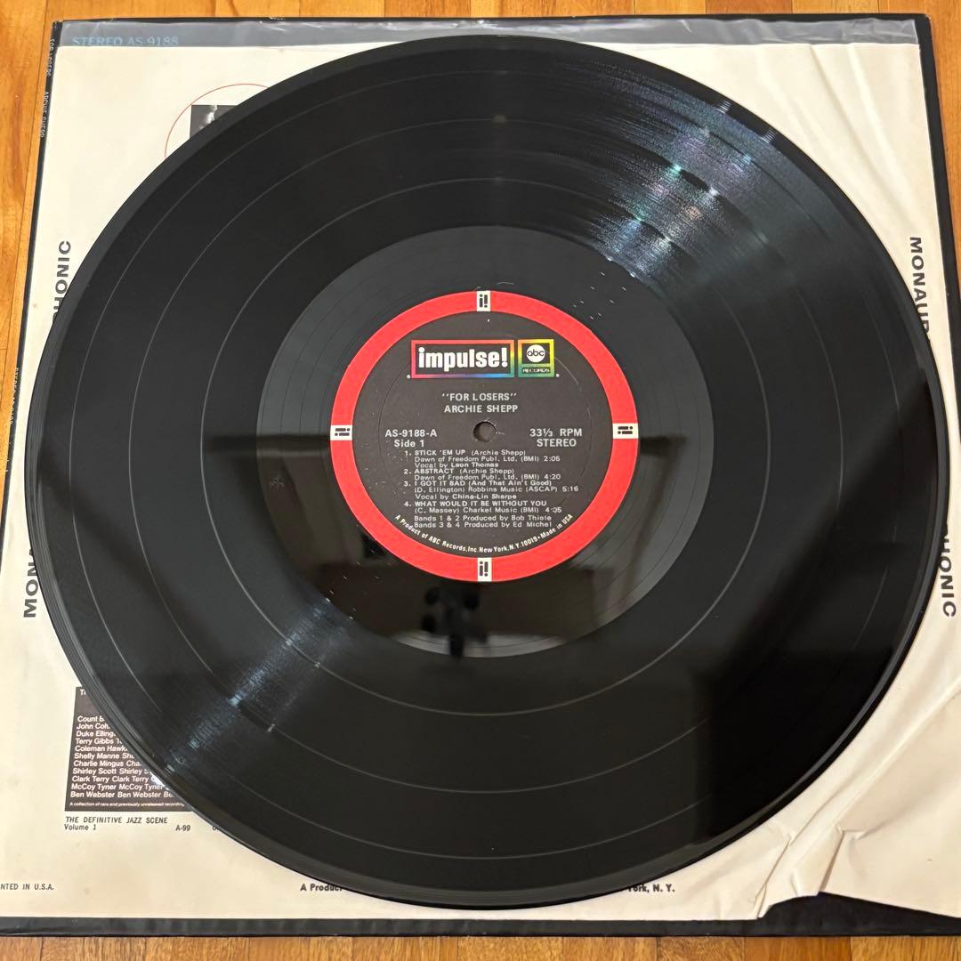 レコード Archie Shepp For Losers ジャズ レアグルーヴ