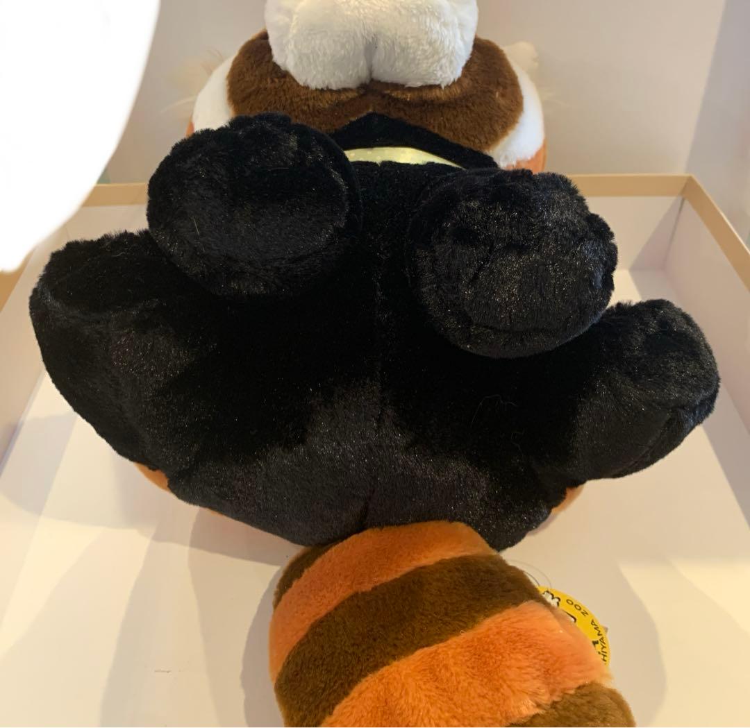 激レア　タグ付き　あさひやま動物園　レッサーパンダ　ぬいぐるみ　Lサイズ