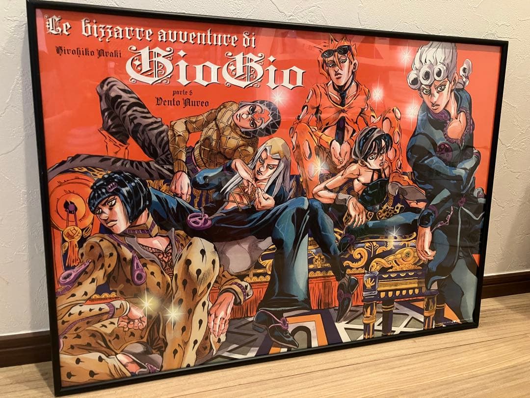 JOJOの奇妙な冒険　ジョジョ展2012 ポスター10種　額縁、紙袋、バッグ付