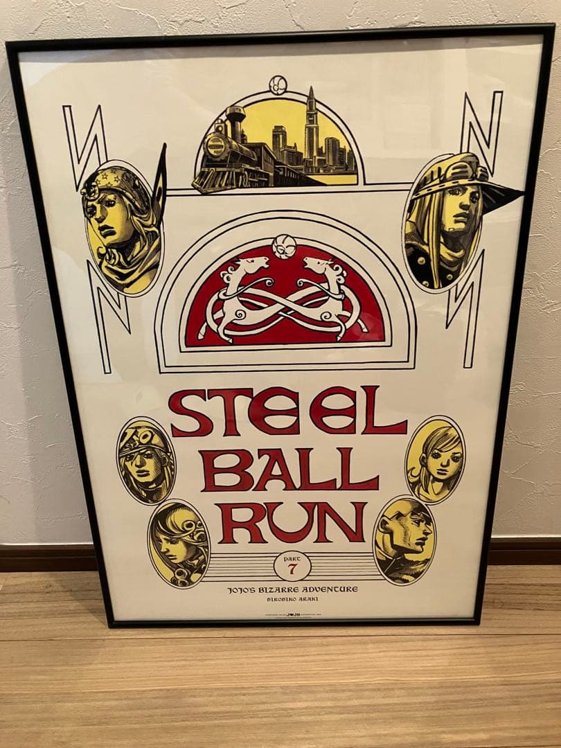 JOJOの奇妙な冒険　ジョジョ展2012 ポスター10種　額縁、紙袋、バッグ付