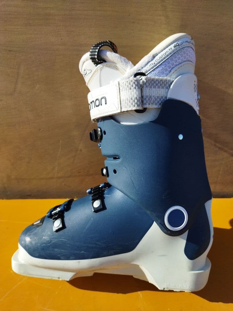 サロモン スキーブーツ 24.5cm 青系　X/MAX/W 90　女性用