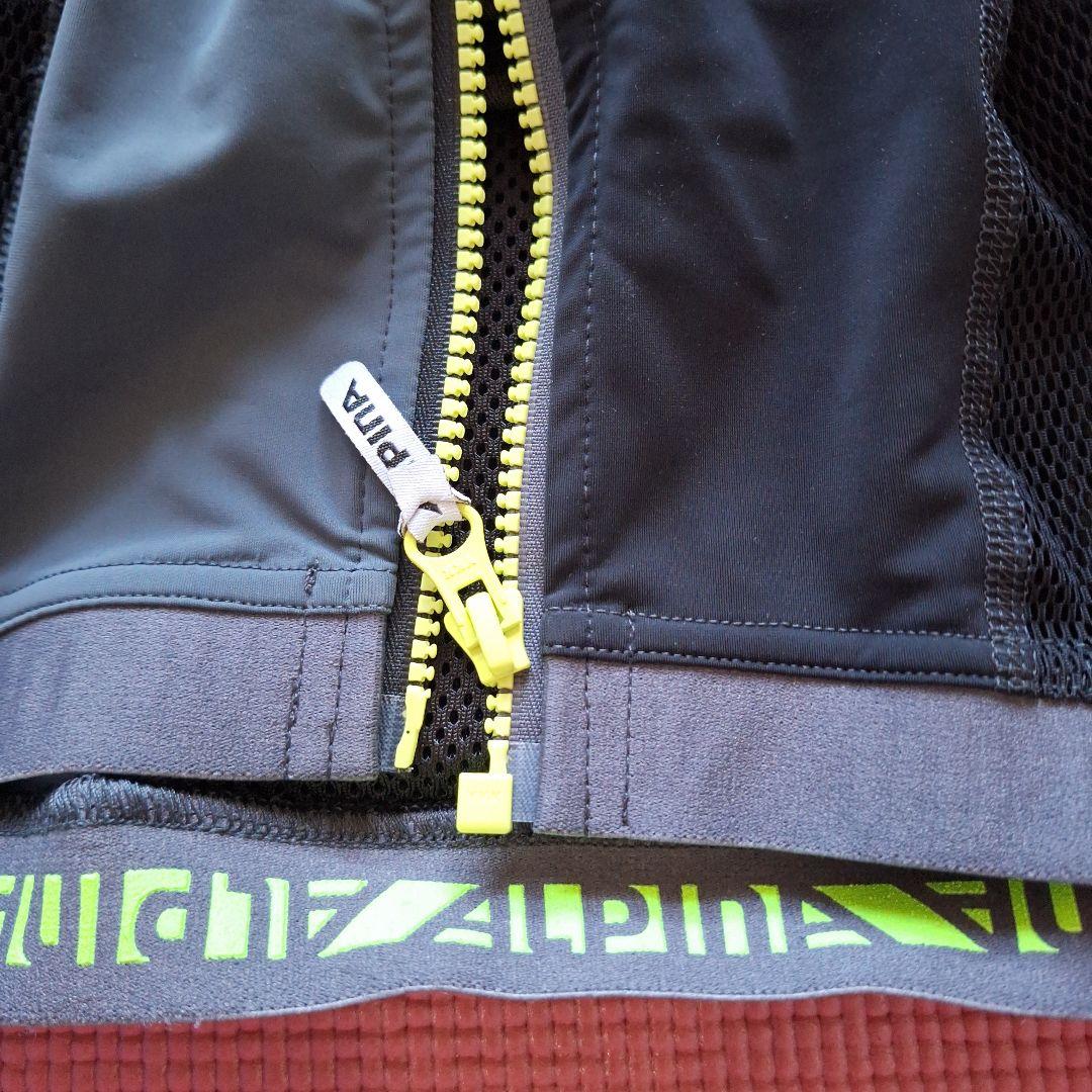 ALPINA メッシュフルジッパーベスト 152/158 ブラック