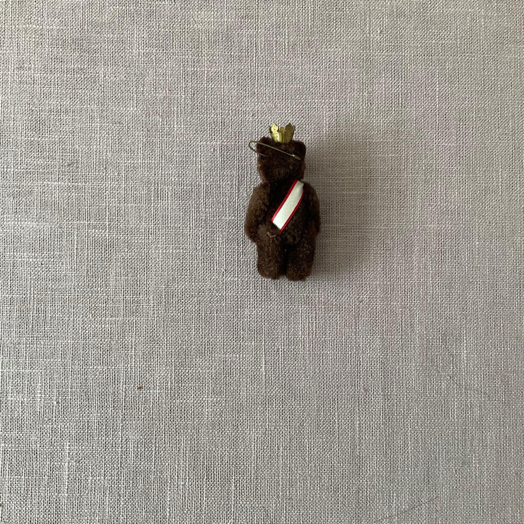 【vintage】ドイツ　ミニチュア　テディベア　シュコー　アンティーク　飾り