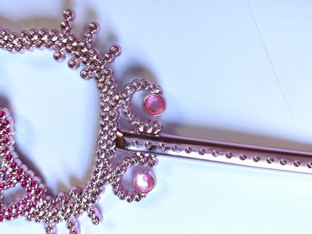 ハローキティ 杖 ステッキ キラキラ ラインストーン ピンク 平成レトロ