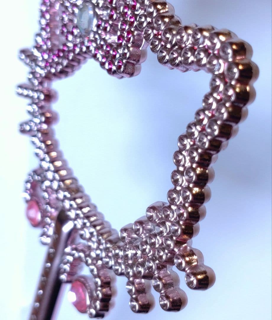 ハローキティ 杖 ステッキ キラキラ ラインストーン ピンク 平成レトロ