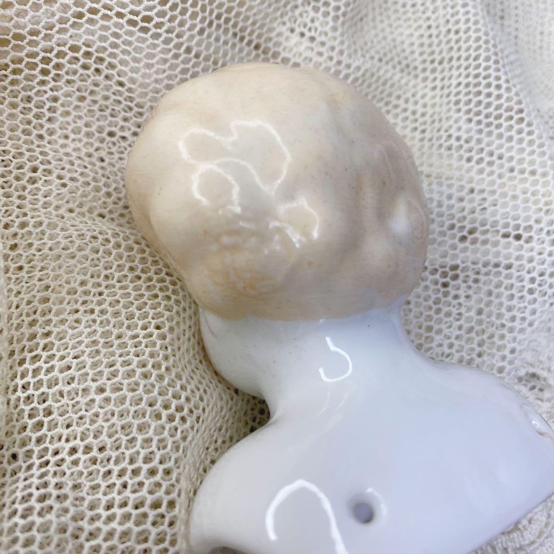 ドイツアンティーク チャイナヘッドドール ヘッド ブロンド