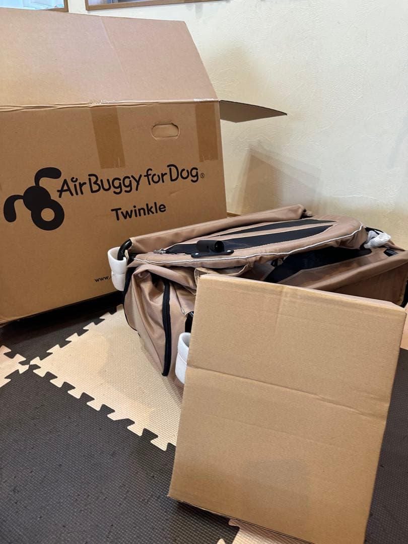 Air Buggy for Dog Twinkle シードベージュ