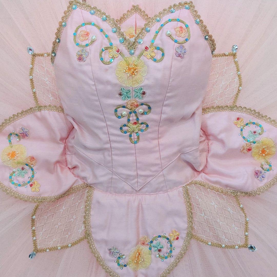 【ローズ・ドルシネア姫・花の女王】 チャコットバレエ衣裳 美品 Ｓサイズ