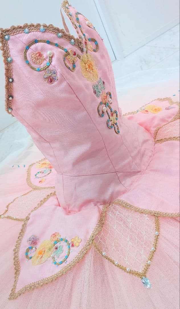 【ローズ・ドルシネア姫・花の女王】 チャコットバレエ衣裳 美品 Ｓサイズ