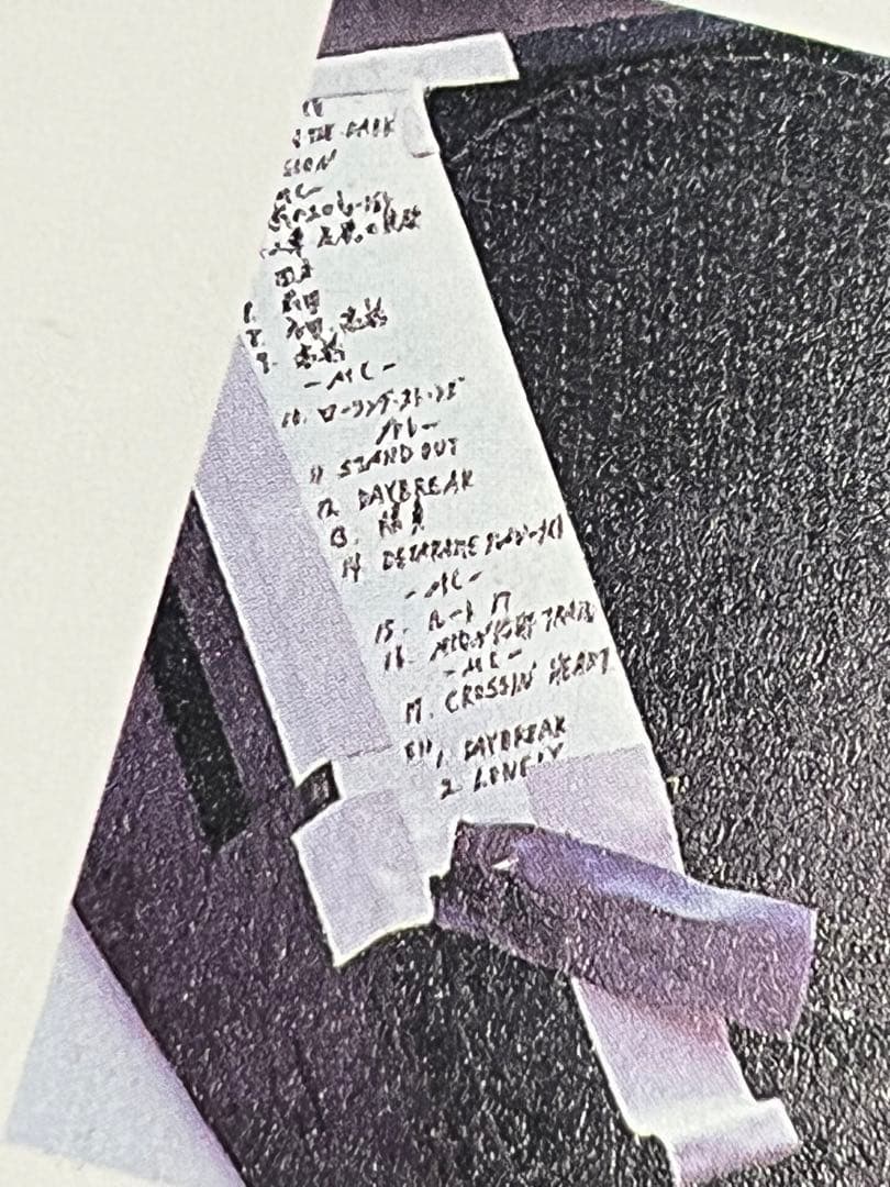 男闘呼組　過去コンサート　セットリスト色紙