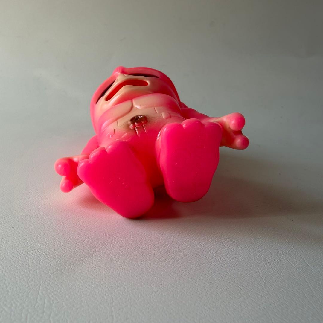 リアルヘッド　ミュータントヘッド　ミニ　ソフビ　フィギュア　ピンク