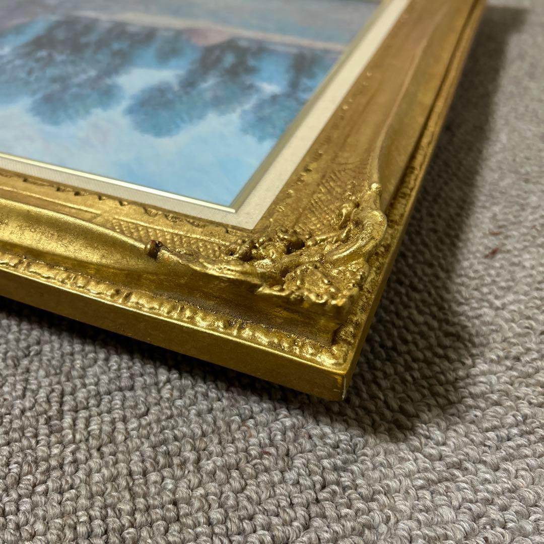 大原美術館　クロードモネ　積みわら　複製画