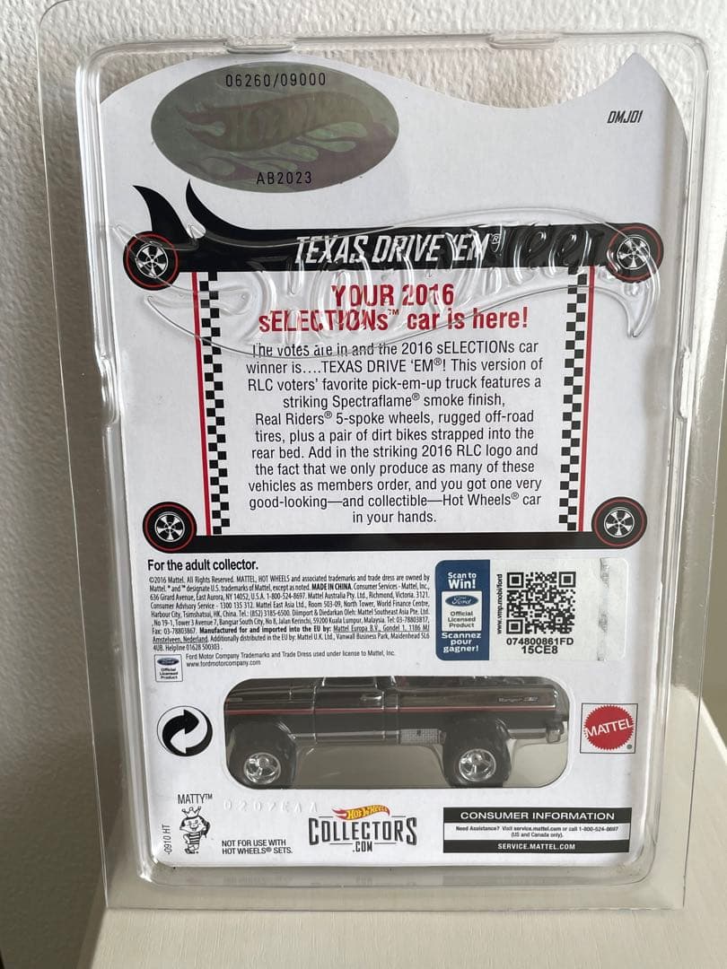 ホットウィール コレクターズエディション　2016 テキサスドライブ　限定版