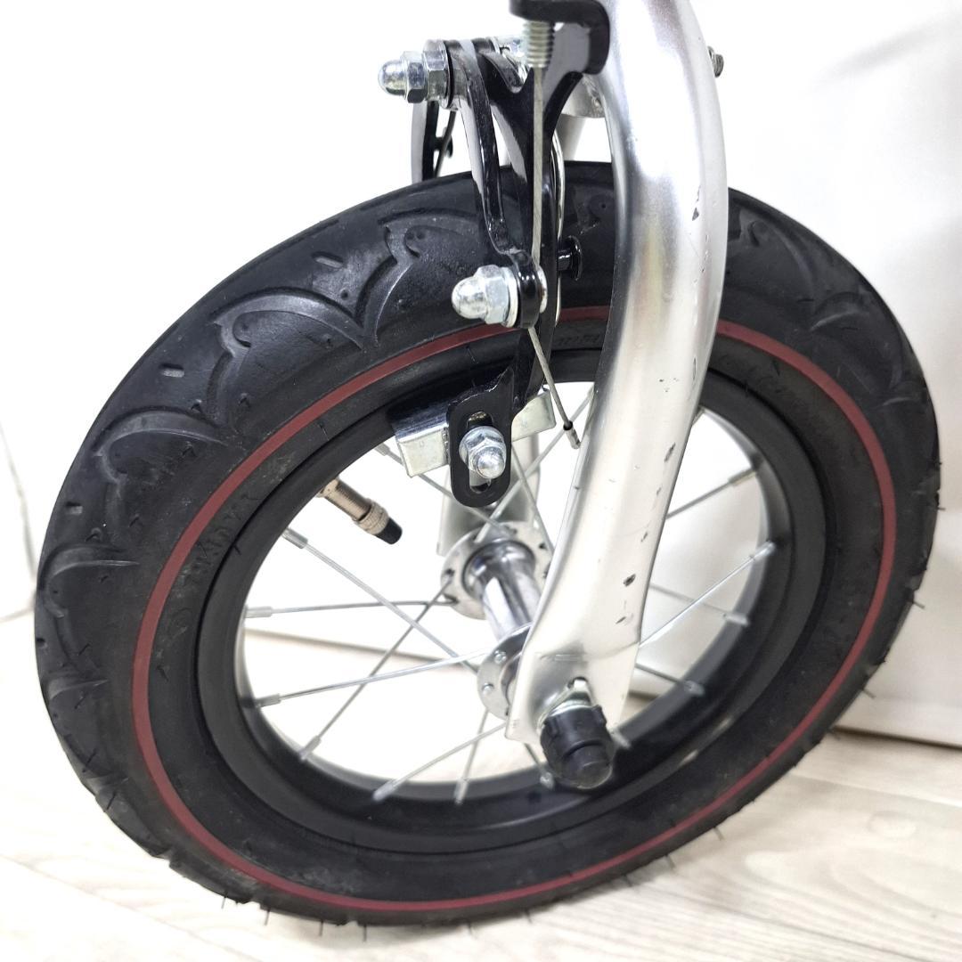 美品★へんしんバイク★12インチ★バランスバイク★取説 工具 スタンド付★レッド