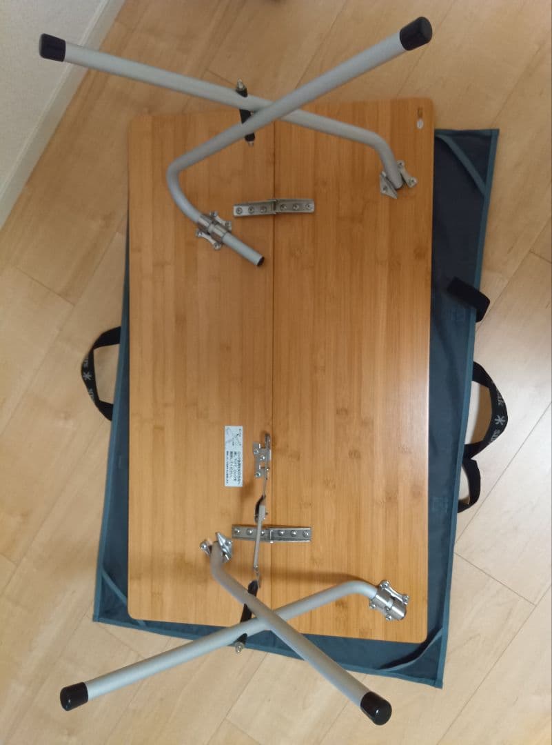 スノーピーク　ワンアクションローテーブル竹