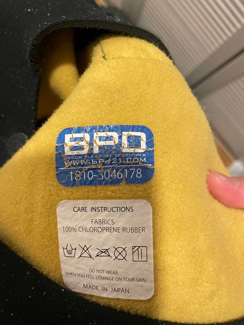 BEWET LRサイズ相当　セミドライ　ウェットスーツ　5/3mm