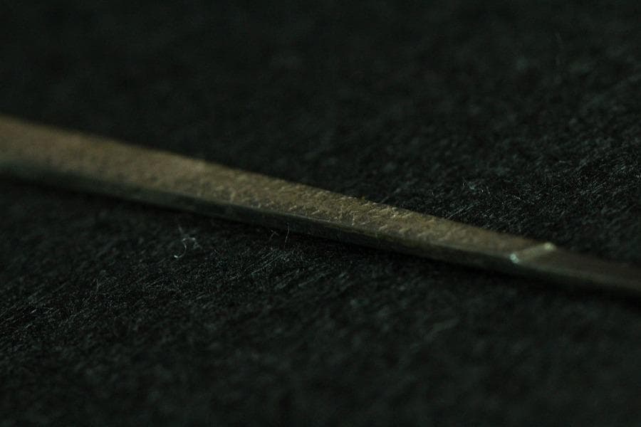 金谷五良三郎 南陵結び黒文字 銀製 スティック 重43g 共箱(K-XA805)