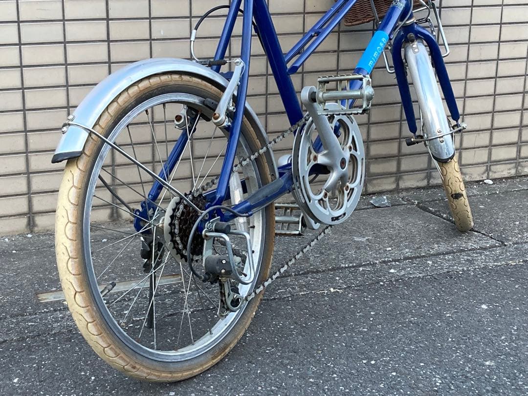 ミニベロ サイマ ミモザ cyma mimosa 外装6段 フロントバスケット