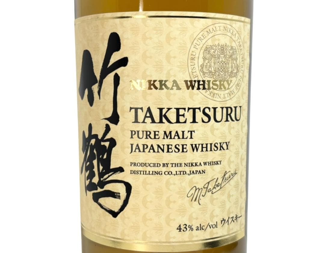 【skk】ニッカ 竹鶴 ピュアモルト 白ラベル 700ml 43%