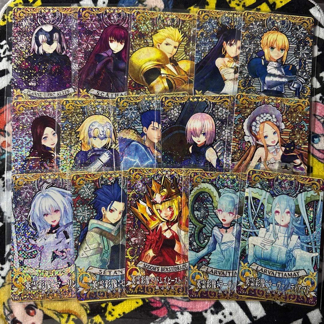 FGOアーケード 英霊彩像　コンプリート　コンプ　フェイタル 限定礼装