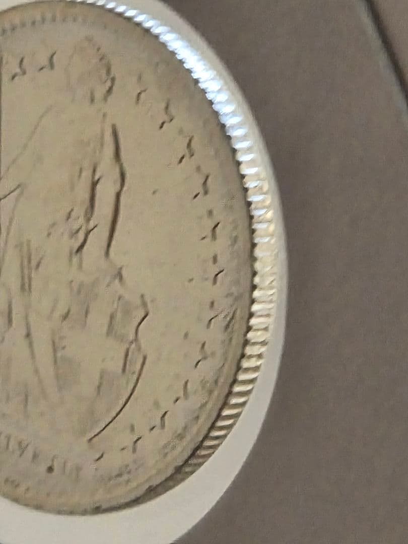 (稀少 完全未使用)スイス連邦　ヘルヴェティア立像　1/2フラン銀貨　1962B