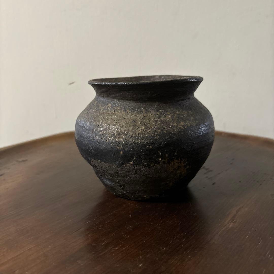 古備前小壺　鎌倉〜室町時代　骨董　花器アンティーク　検:秦秀雄　白洲正子 李朝