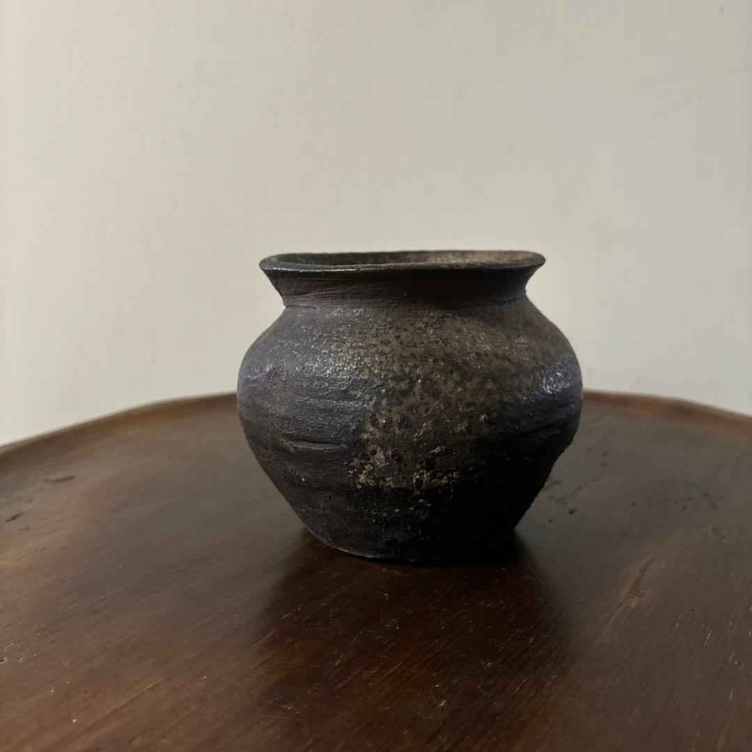 古備前小壺　鎌倉〜室町時代　骨董　花器アンティーク　検:秦秀雄　白洲正子 李朝