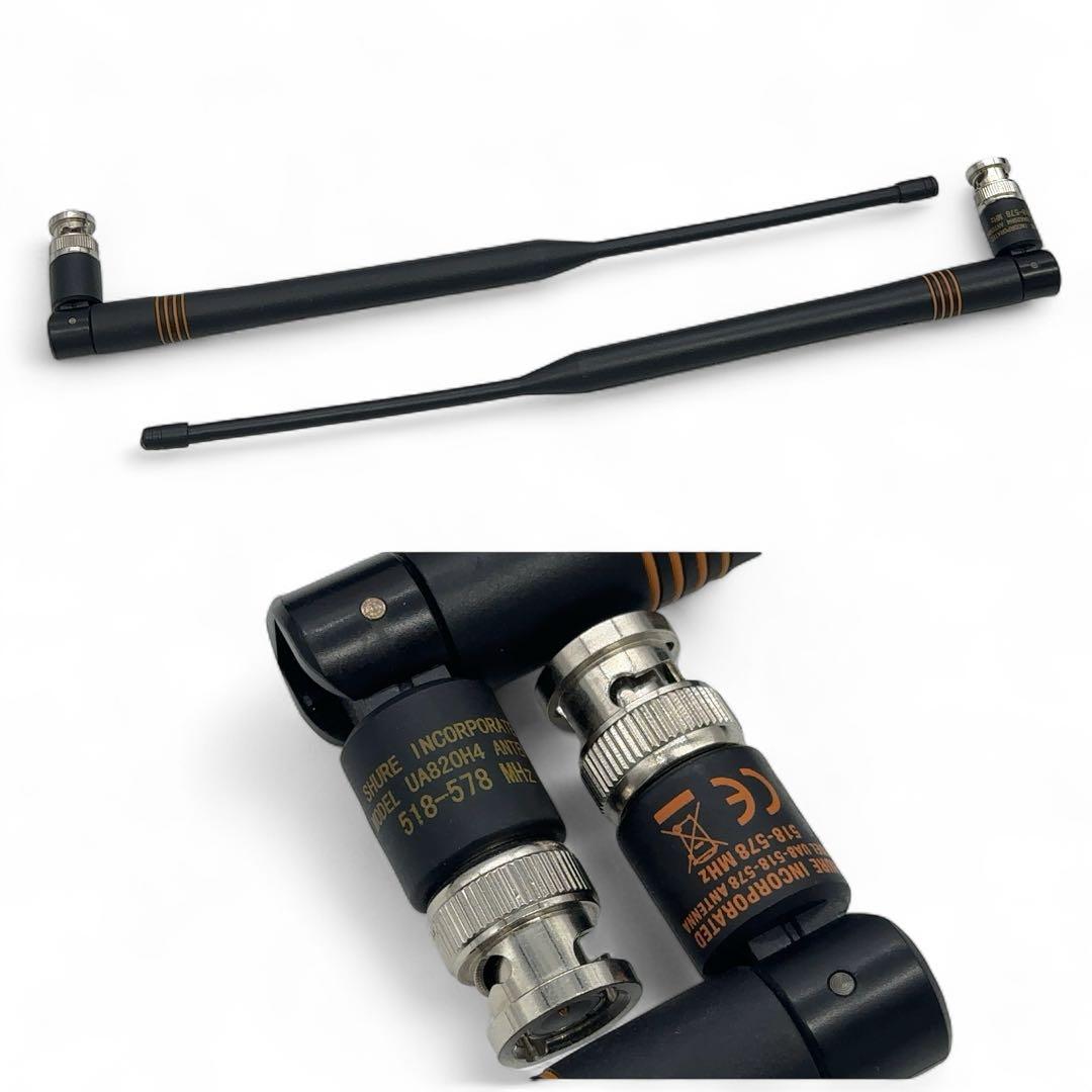 超希少 SHURE シュアー UR4S+ UHF ワイヤレスマイクレシーバー