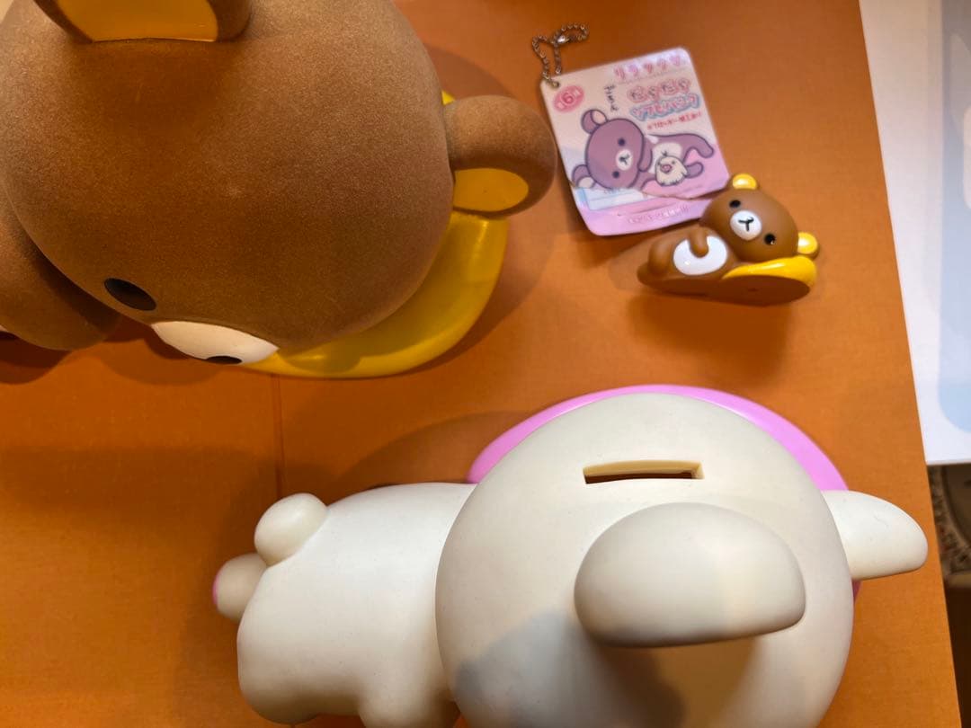 リラックマ　巨大貯金箱　3点セット　レア