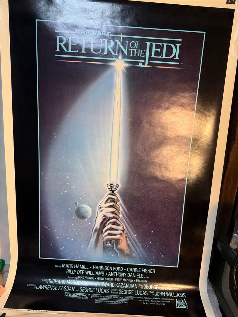 STAR WARS RETURN OF THE JEDI ポスター 1983年