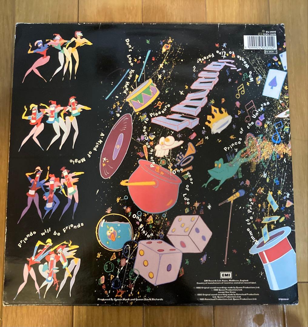 稀少UKオリジナル美盤A Kind Of MagicクイーンQueenレコード