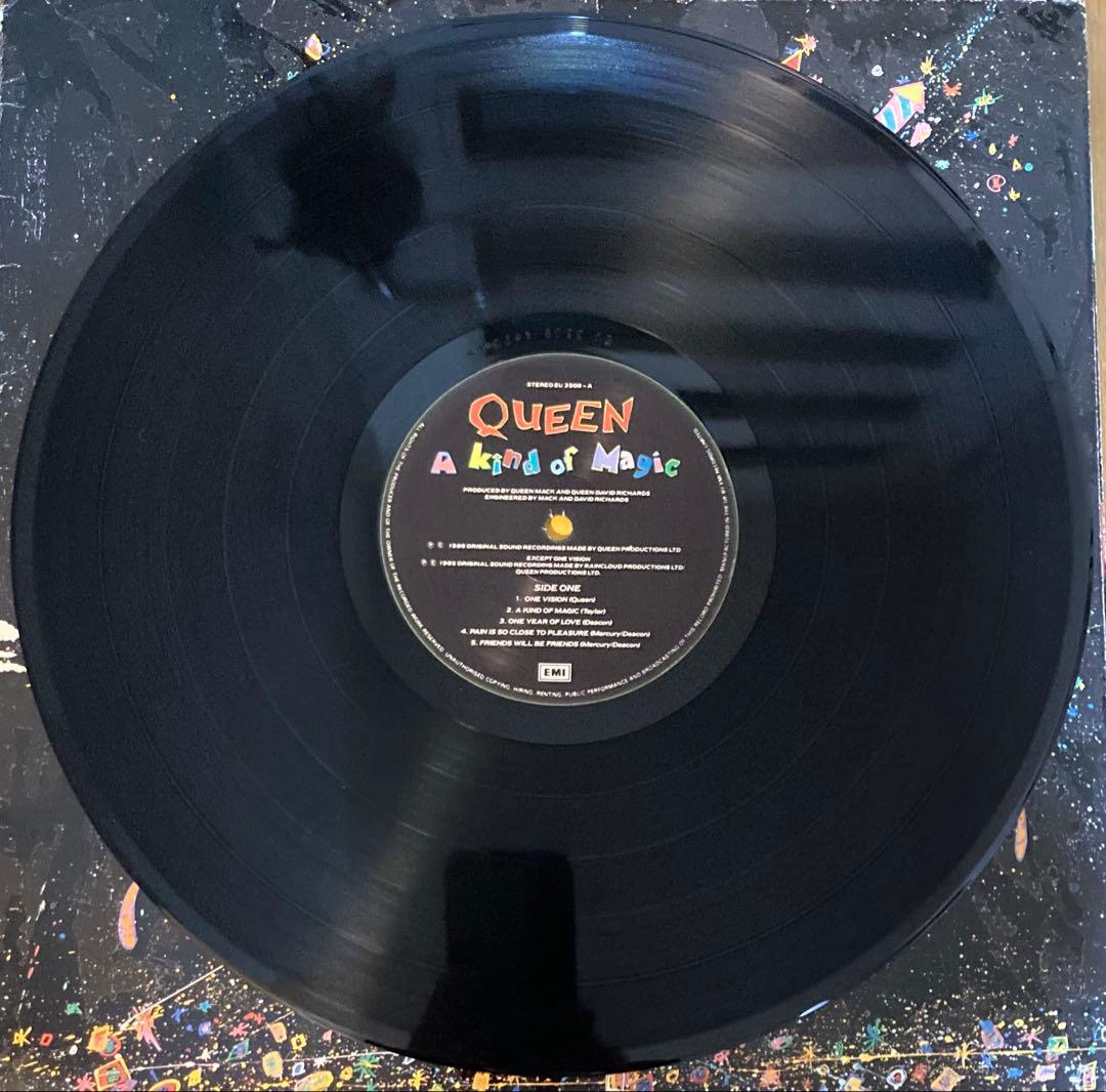 稀少UKオリジナル美盤A Kind Of MagicクイーンQueenレコード