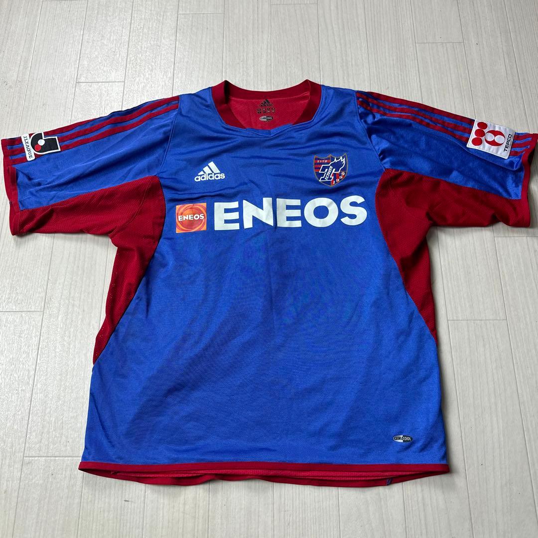 【希少】アディダスFC東京ユニフォーム03/04 Lサイズ中メッシュ2重タイプ