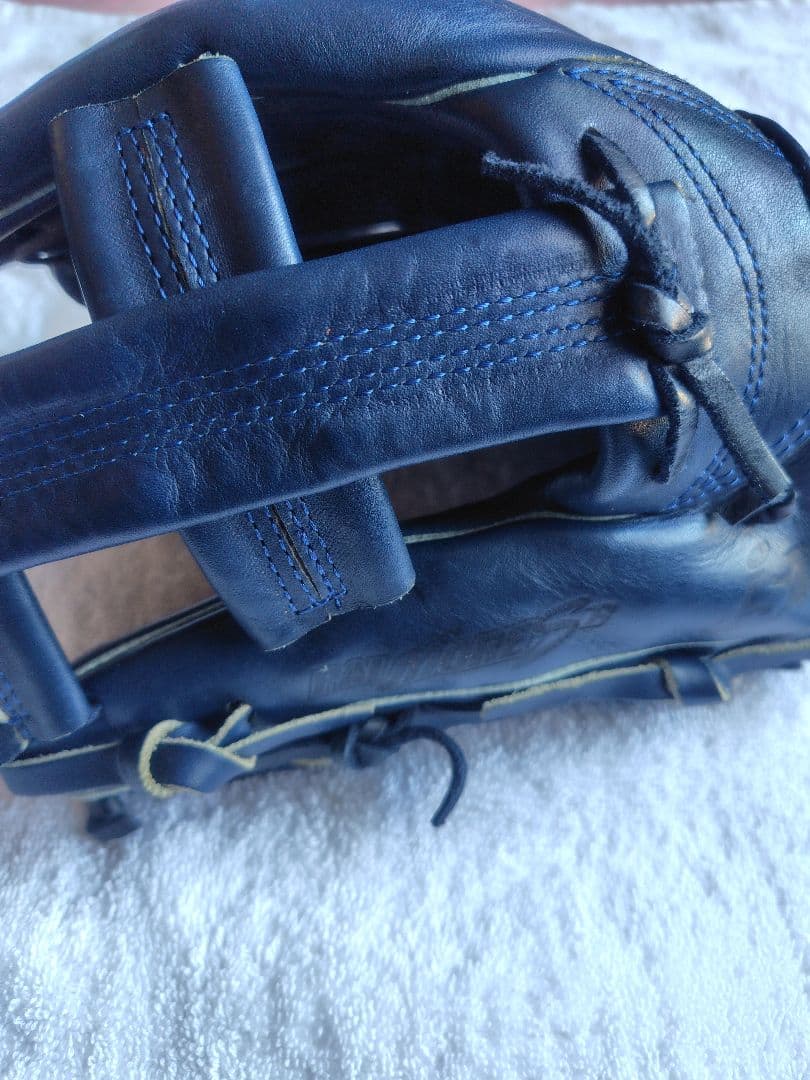ZETT 左投げ用グローブ ソフトボール　ネイビー