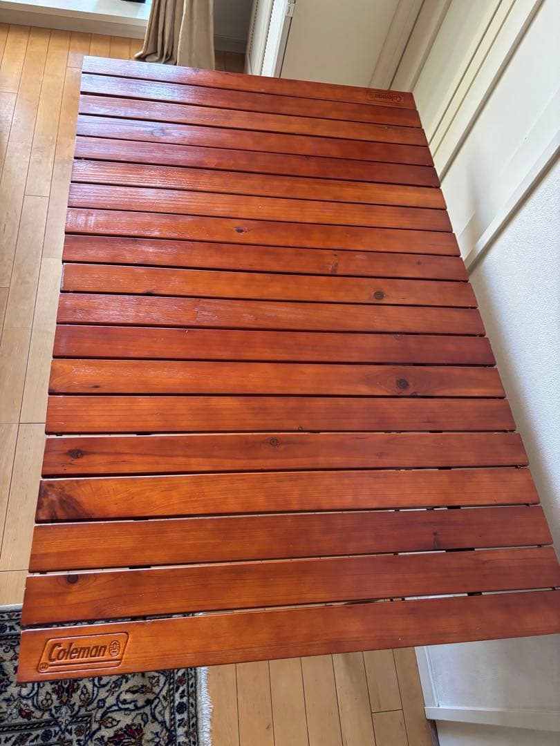 Coleman (コールマン) ガーデンウッドロールテーブル6 170A5748