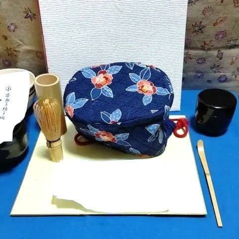 お茶一服セット、巾着入り、さ番