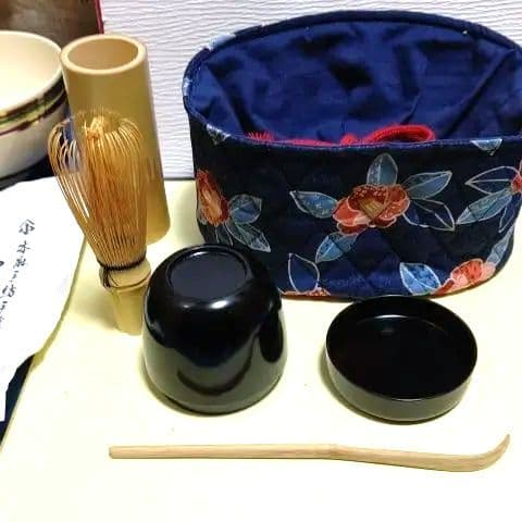 お茶一服セット、巾着入り、さ番