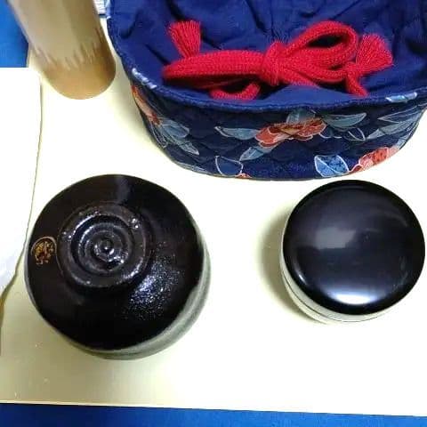 お茶一服セット、巾着入り、さ番