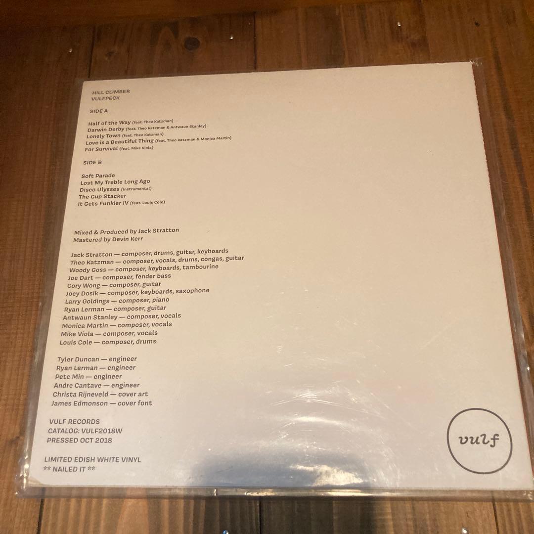 Vulfpeck Hill Climber 限定ホワイトビニール