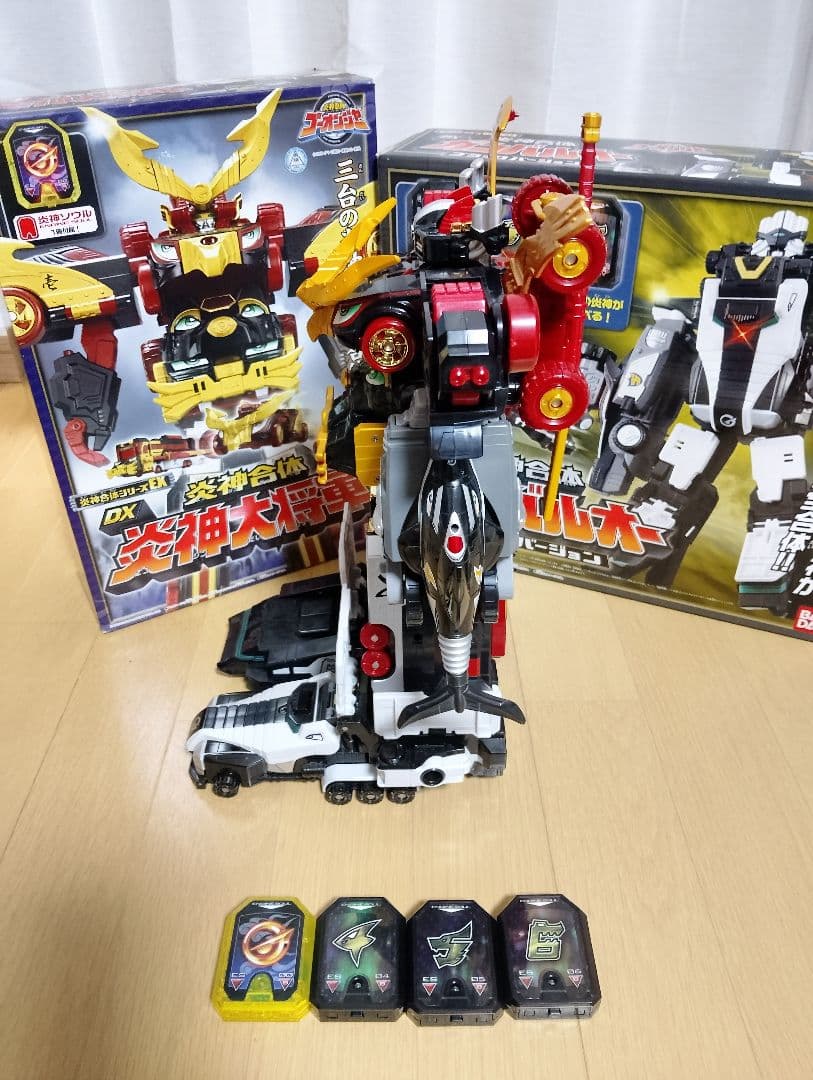 DX炎神大将軍　と　DXガンバルオーブラックバージョン　セット