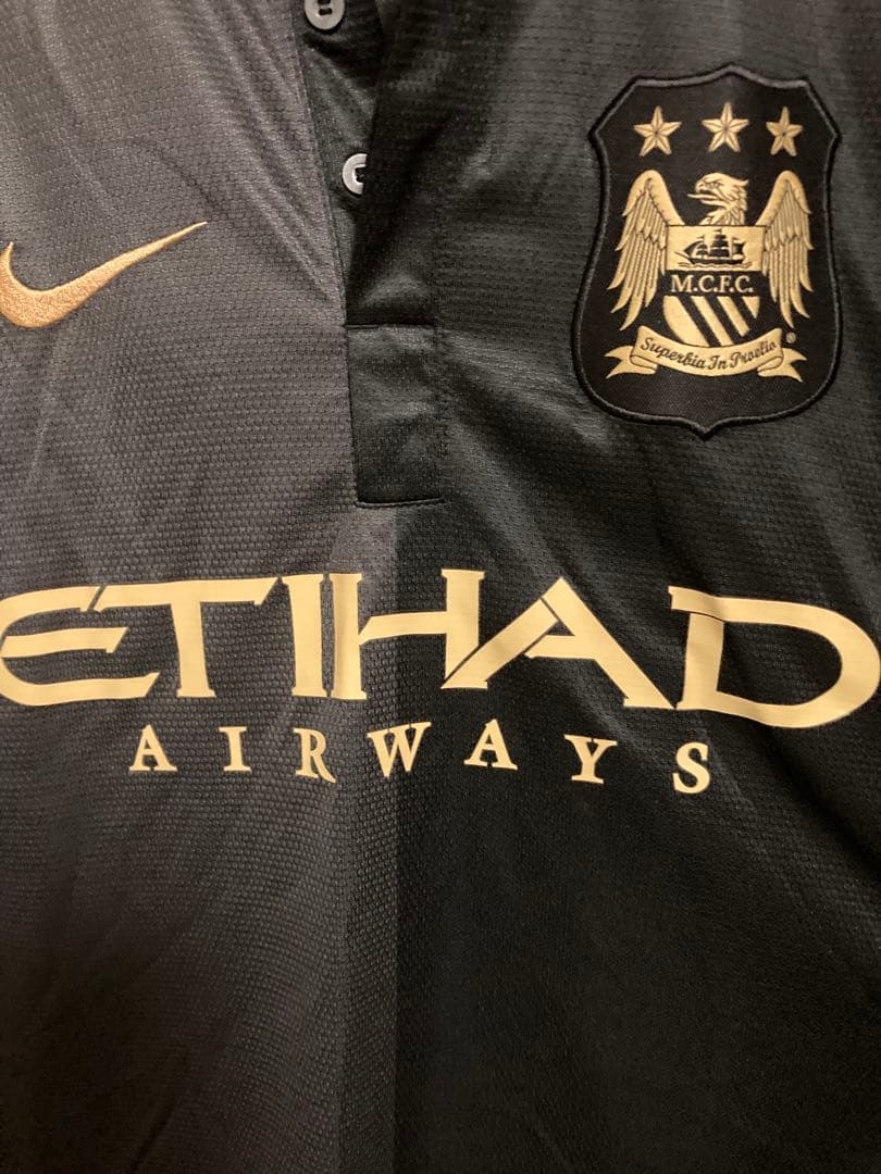 マンチェスター・シティ 2014　Sサイズ　ナイキ　Nike ユニフォーム　優勝
